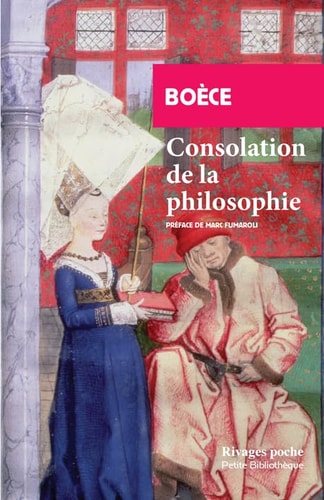 CONSOLATION DE LA PHILOSOPHIE, de Boèce | portada del libro