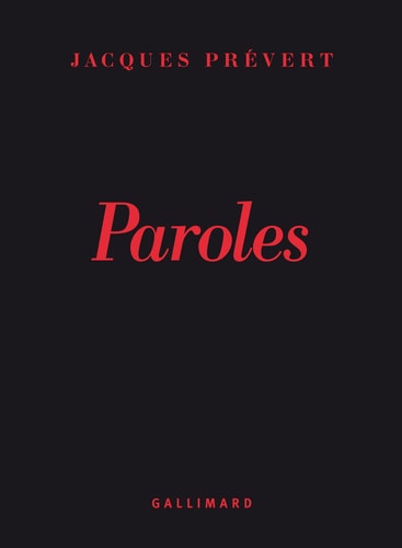 PAROLES, de Jacques Prévert | portada del libro