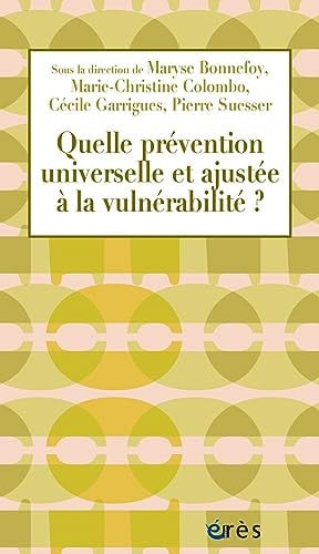 QUELLE PREVENTION UNIVERSELLE ET AJUSTEE A LA VULNERABILITE, de COLLECTIF | portada del libro