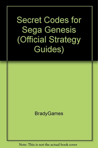 SECRET CODES SEGA GENESIS, de BRADYGAMES | portada del libro