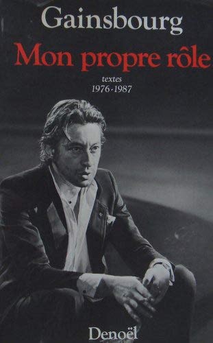 MON PROPRE ROLE T1, de Serge Gainsbourg | portada del libro