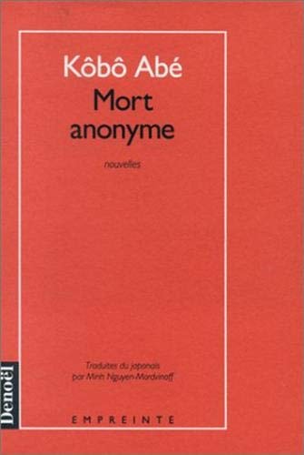 MORT ANONYME, de Kôbô Abe | portada del libro