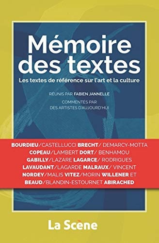 MEMOIRE DES TEXTES, de Fabien Jannelle | portada del libro