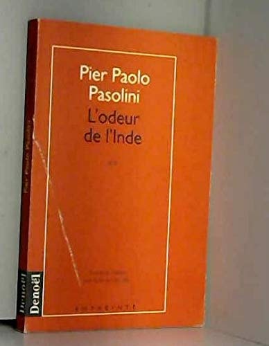 L'ODEUR DE L'INDE, de Pier Paolo Pasolini | portada del libro