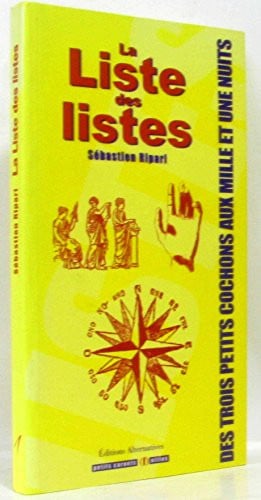 LA LISTE DES LISTES, de RIPARI | portada del libro