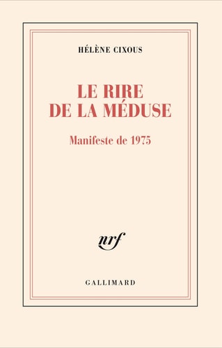 RIRE DE LA MEDUSE, de Hélène Cixous | portada del libro