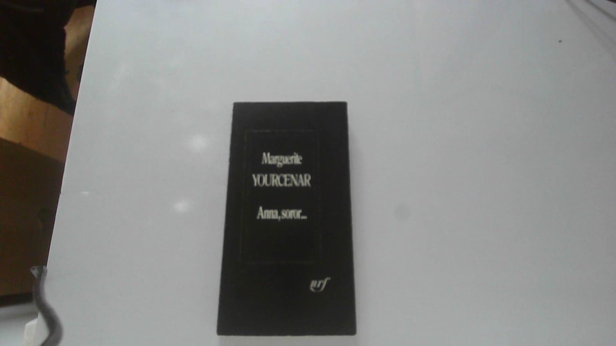 ANNA SOROR..., de Marguerite Yourcenar | portada del libro