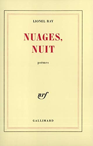 NUAGES NUIT, de Lionel Ray | portada del libro