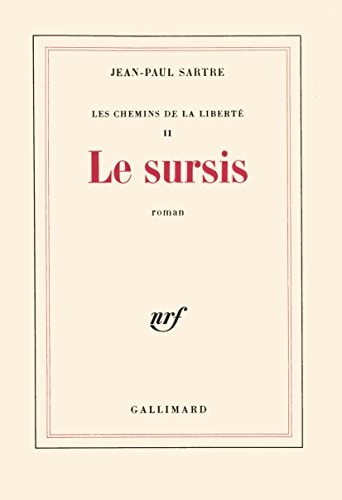 LE SURSIS, de Sartre | portada del libro