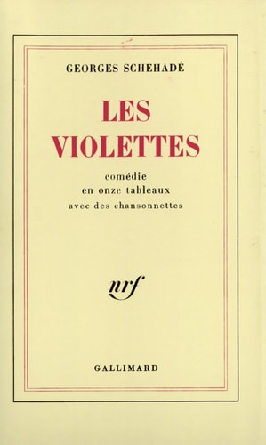 LES VIOLETTES, de Schehadé | portada del libro