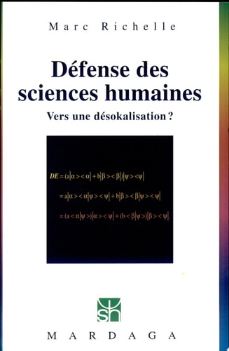 DEFENSE DES SCIENCES HUMAINES 223, de Marc Richelle | portada del libro
