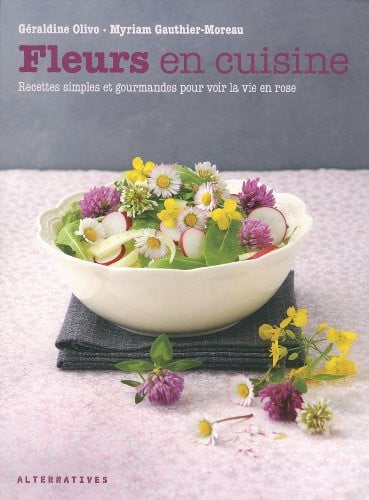FLEURS EN CUISINE, de GAUTHIER-MOREAU | portada del libro