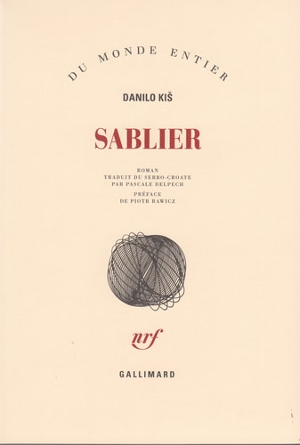 SABLIER, de Kiš | portada del libro