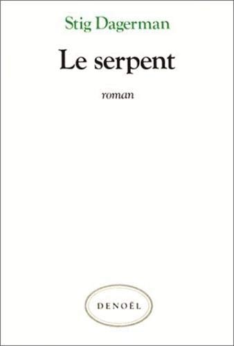LE SERPENT, de Dagerman | portada del libro