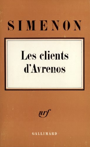 LES CLIENTS D'AVRENOS, de Simenon | portada del libro