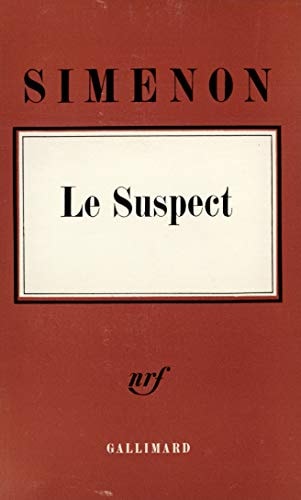 LE SUSPECT, de Simenon | portada del libro