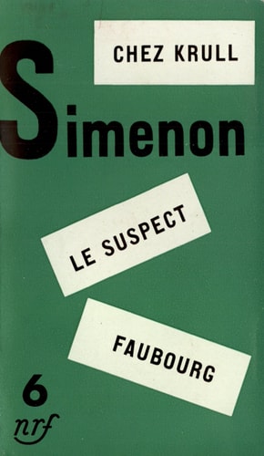 CHEZ KRULL, de Simenon | portada del libro