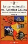 La privatización en América Latina, de de Val | portada del libro