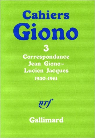 CORRESPONDANCE T2 1930-1961, de Jean Giono | portada del libro