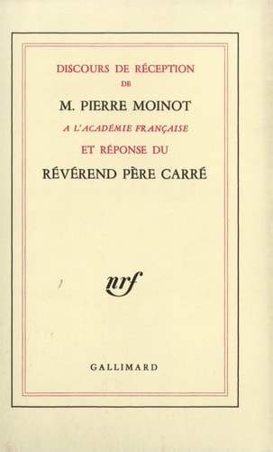 DISCOURS DE RECEPTION A L'ACADEMIE FRANCAISE ET REPONSE DU R, de Henri Raczymow | portada del libro