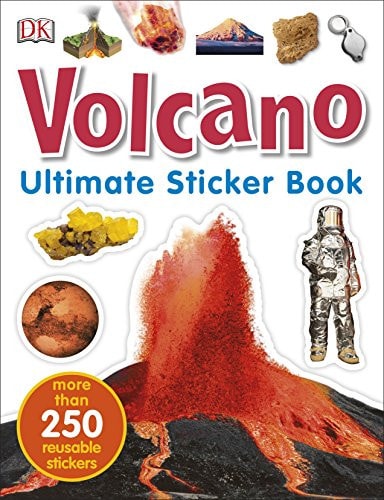 VOLCANO ULTIMATE STICKER BOOK, de Dougal Jerram | portada del libro