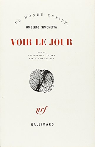 VOIR LE JOUR, de Umberto Simonetta | portada del libro