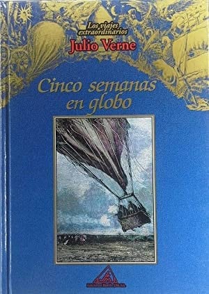 Cinco semanas en globo, de Verne | portada del libro