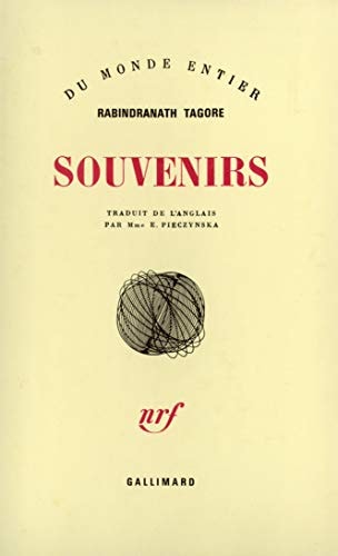 SOUVENIRS, de Rabindranath Tagore | portada del libro