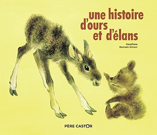 ISTOIRE D'OURS ET D'ELANS, de SIMON#VASSILISSA ROMAIN#. | portada del libro
