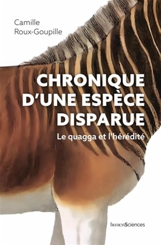 HRONIQUE D'UNE ESPECE DISPARUE, de Camille Roux-Goupille | portada del libro