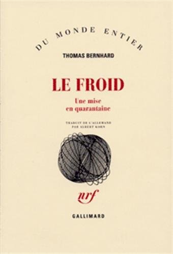 LE FROID, de Bernhard | portada del libro
