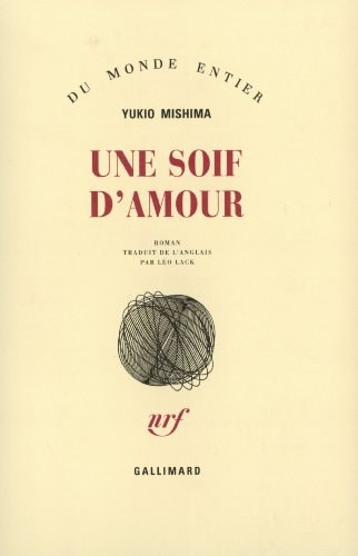 UNE SOIF D'AMOUR, de Yukio Mishima | portada del libro