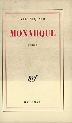 MONARQUE, de Véquaud | portada del libro