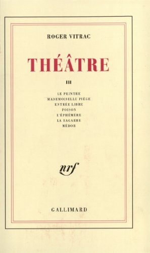 THEATRE T3, de Roger Vitrac | portada del libro
