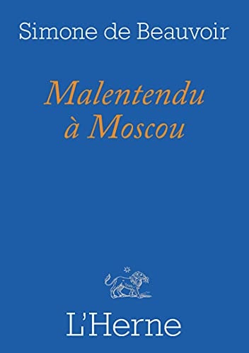ALENTENDU A MOSCOU, de Simone de Beauvoir | portada del libro