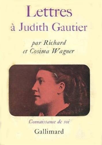 LETTRES A JUDITH GAUTIER, de Wagner | portada del libro