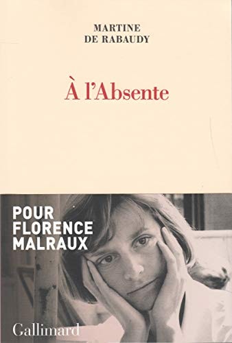 A L'ABSENTE, de Martine de Rabaudy | portada del libro