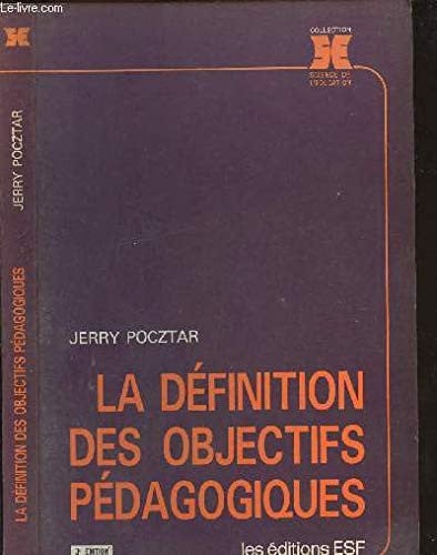 DEFINITION DES OBJECTIFS, de POCZTAR J | portada del libro