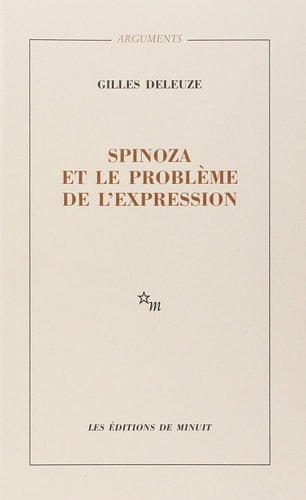SPINOZA ET LE PROBLEME DE L EXPRESSION, de Gilles Deleuze | portada del libro