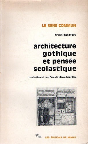 ARCHITECTURE GOTHIQUE ET PENSEE SCOLASTIQUE, de Erwin Panofsky | portada del libro