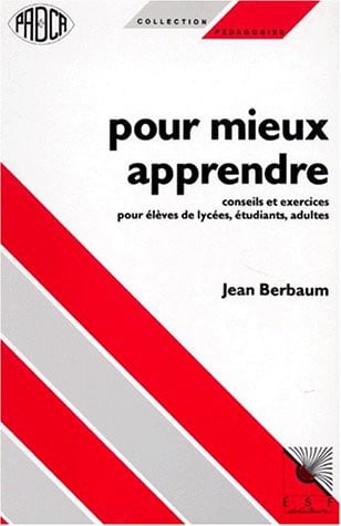 POUR MIEUX APPRENDRE, de BERBAUM J | portada del libro