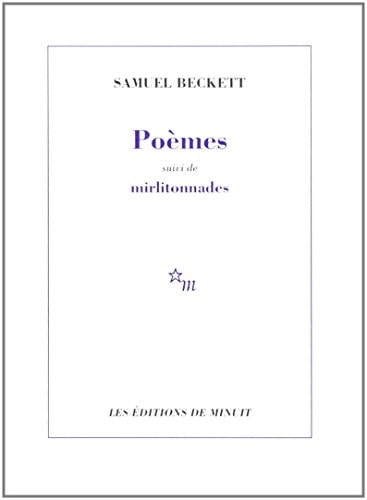 POEMES SUIVI DE MIRLITONNADES, de Samuel Beckett | portada del libro