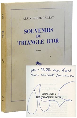 SOUVENIRS DU TRIANGLE D OR, de Robbe-Grillet | portada del libro