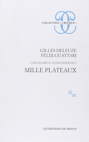 1000 PLATEAUX CAPITALISME ET SCHIZOPHRENIE 1, de Gilles Deleuze | portada del libro