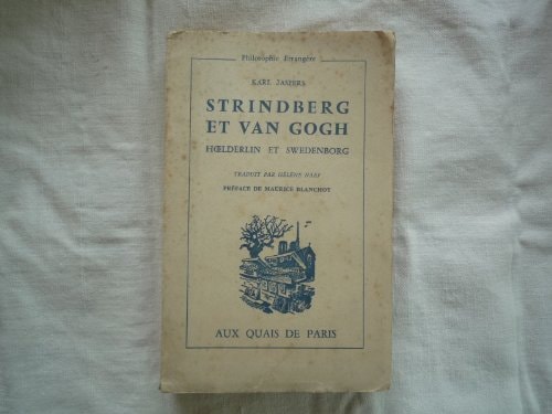 STRINDBERG ET VAN GOGH, de Karl Jaspers | portada del libro