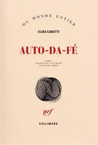 AUTO-DA-FE, de Elias Canetti | portada del libro