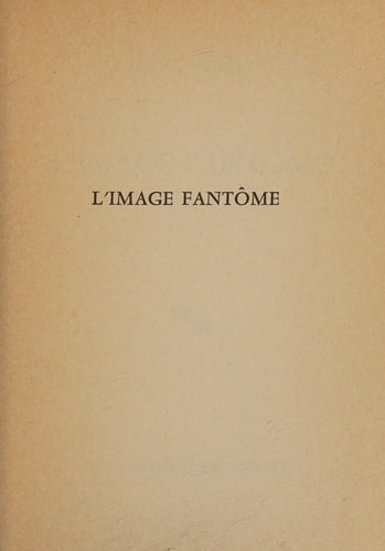 IMAGE FANTOME, de Hervé Guibert | portada del libro
