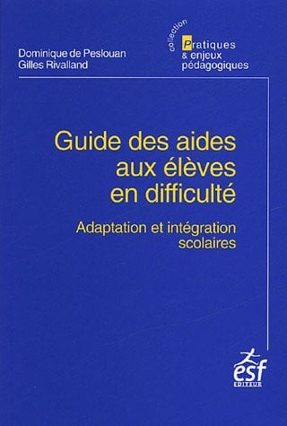 GUIDE DES AIDES AUX ELEVES EN DIFFICULTE N ED, de POUESLAN DE D | portada del libro