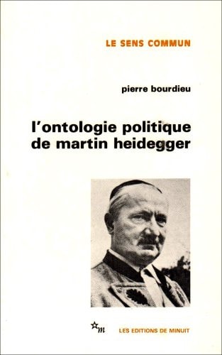 L'ONTOLOGIE POLITIQUE DE MARTIN HEIDEGGER, de Pierre Bourdieu | portada del libro