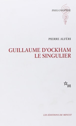 GUILLAUME D OCKHAM LE SINGULIER, de Alféri | portada del libro